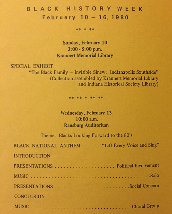 Black History Week 1980