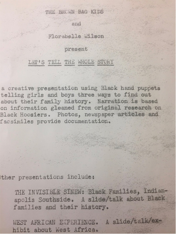 excerpt from The Brown Bag Kids