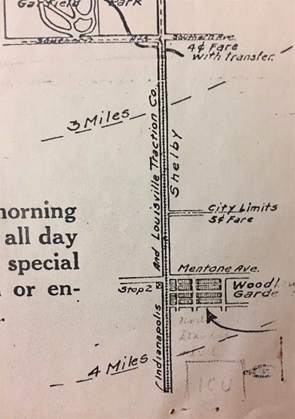 Shelby Street map