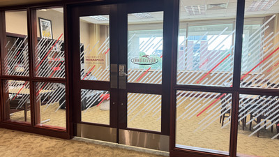 Front entrance of UIndy Innovation Studio