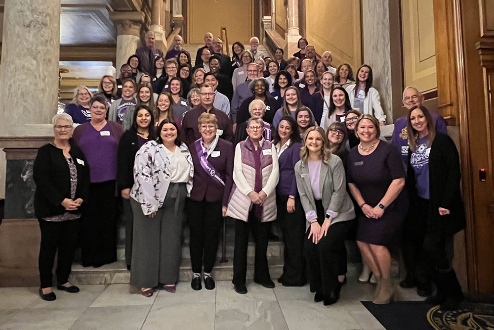 large group of attendees during Advocacy Day