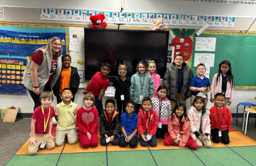 group of young elementary students