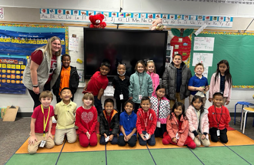 group of young elementary students