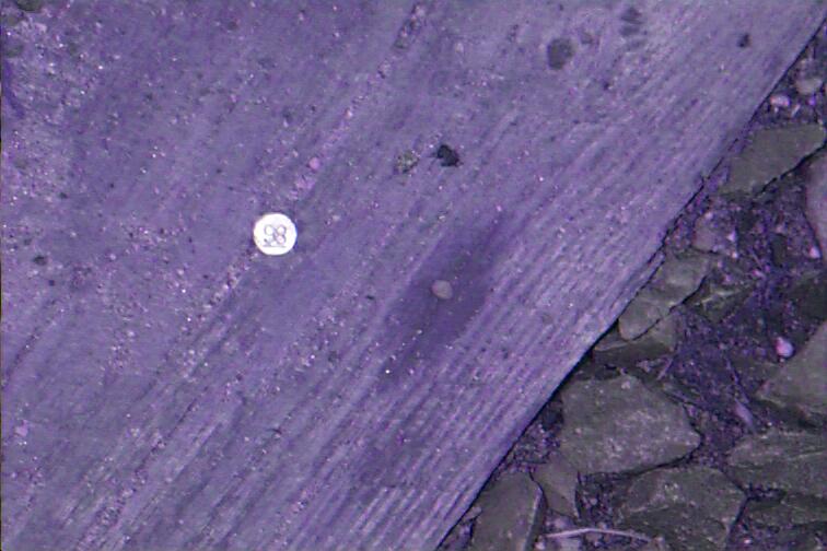 nail head with number 98