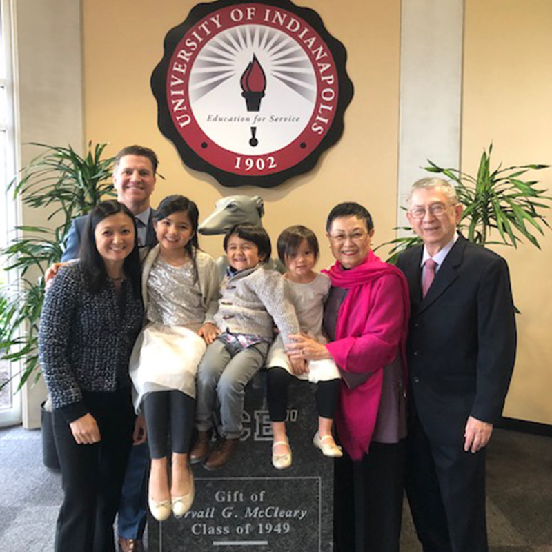 Dr. Lin and family