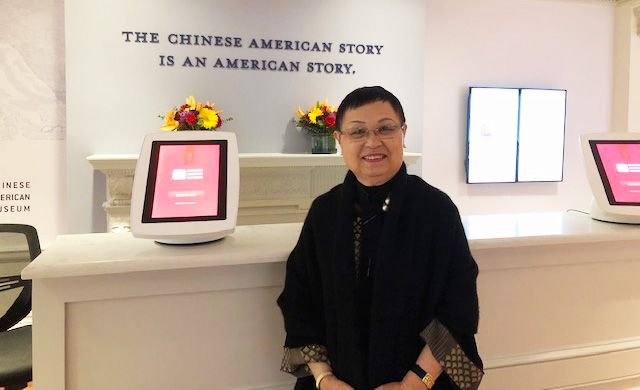 Dr. Lin at the Chinese American Museum in DC