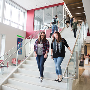 students in the Health Pavilion