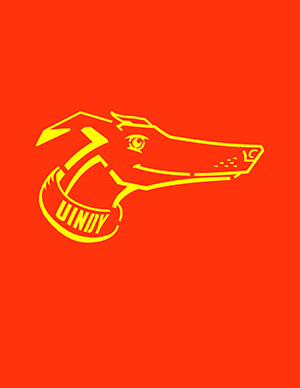 Orange and yellow stencil for Grady pumpkin carving.