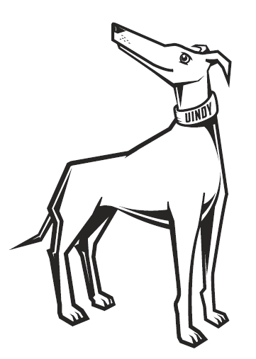 Greyhound Mascot Clipart