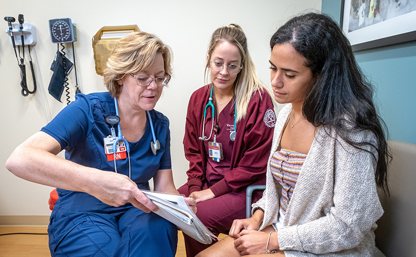 Graduate Certificate In Healthcare Administration University Of   20191002 Clinic Brochure Shots 75073 