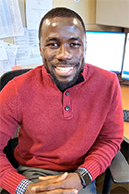 Demba Keita in his office