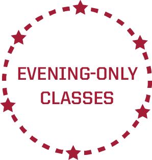 evening-only classes