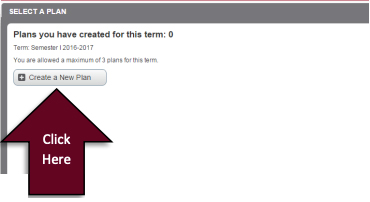 screenshot showing the create a new plan button