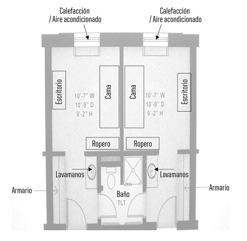 floor plan map in spanish